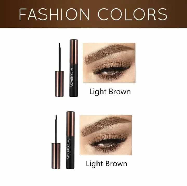 Waterproof Semi-permanent Eyebrow Gel - Light Brown - View 1