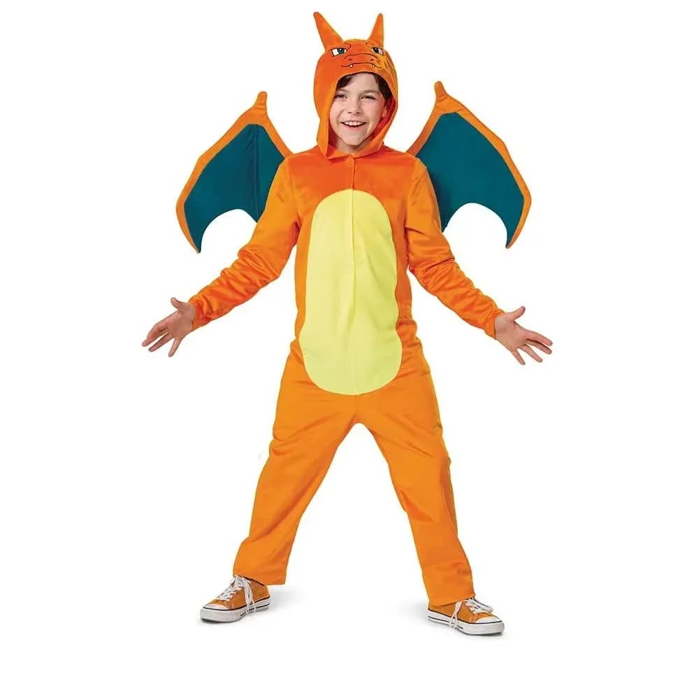 Kids Charizard Halloween Costume, 3-Piece Set, 130cm - View 1
