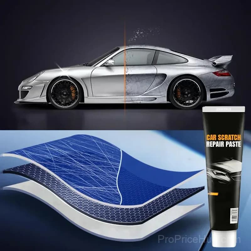 Car Scratch Repair Paste Kit with Sponge and Thick Towel - View 5