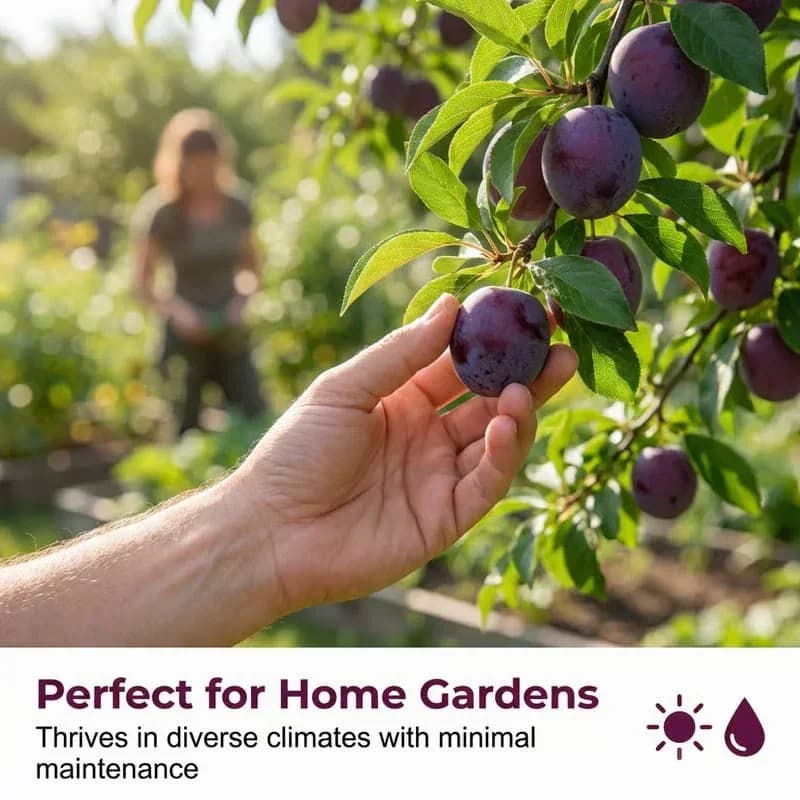 Heirloom Non-GMO Grafted Plum Tree Seeds - View 2