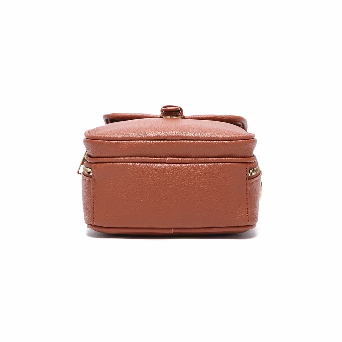 Brown Leather Crossbody Bag - View 9