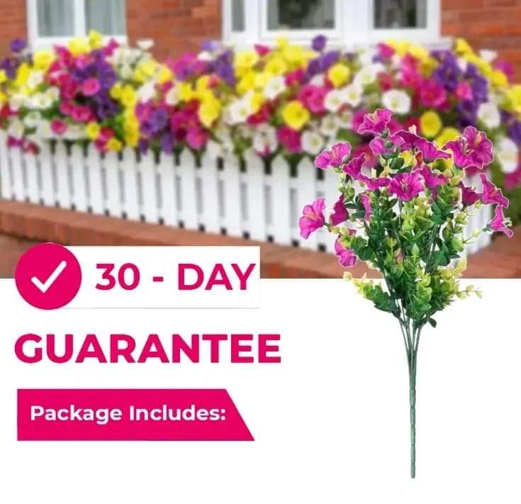 UV Resistant Artificial Petunias Flowers - View 12