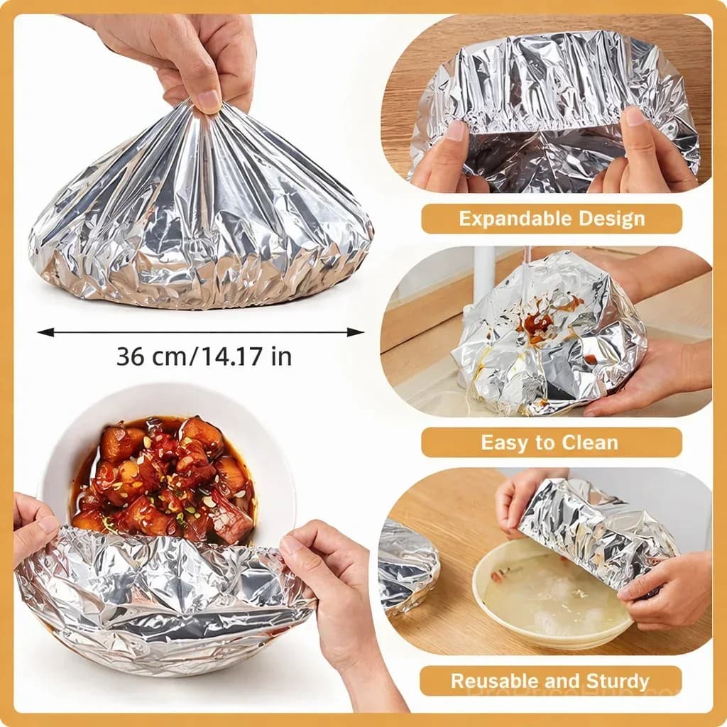 Aluminum Foil Heat Shield Covers - No Plastic - View 13