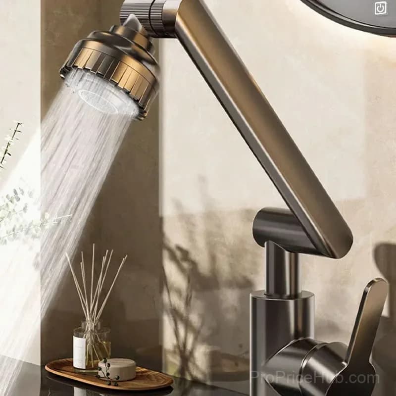 Grey 2-Mode Universal Hot and Cold Faucet Attachment - View 3