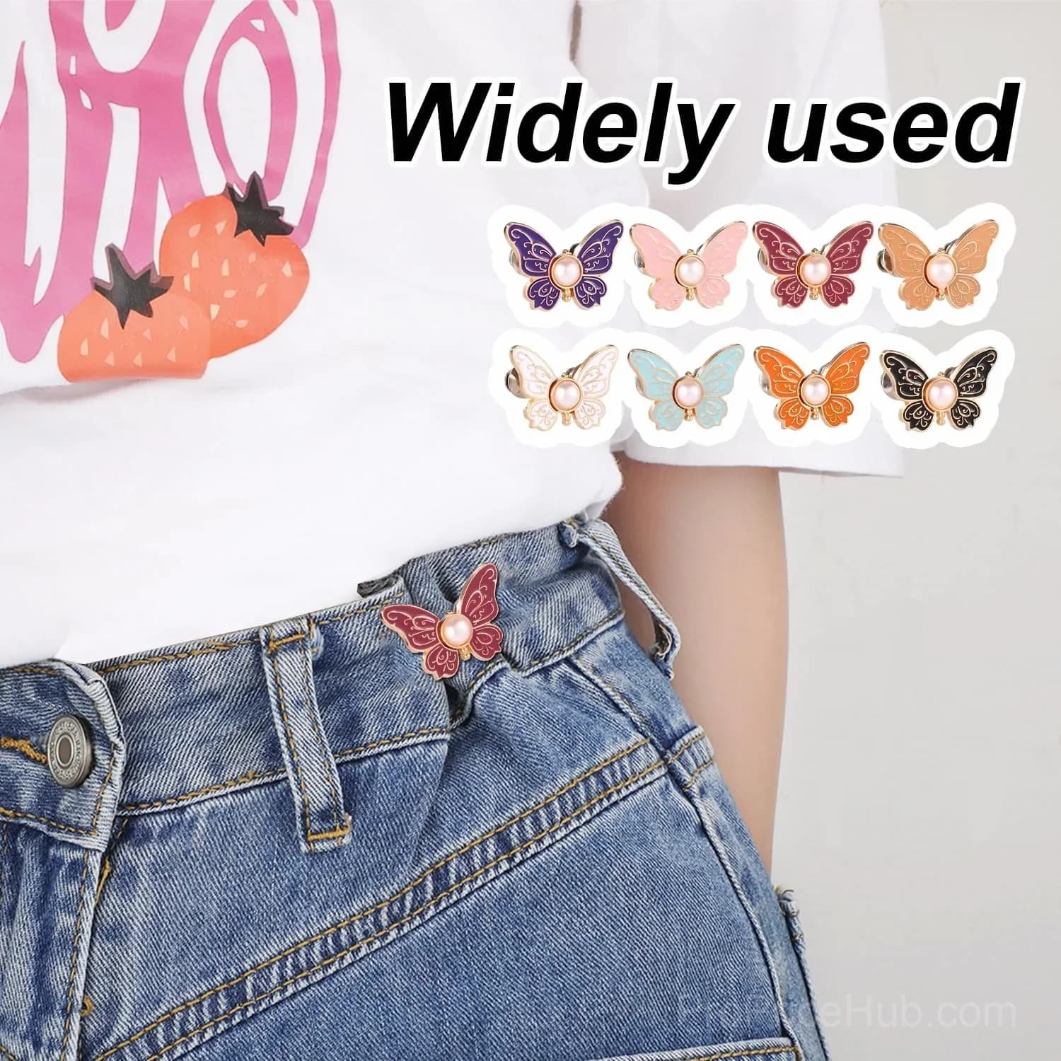 8-Piece Butterfly Pants Waist Tightener Set - View 4