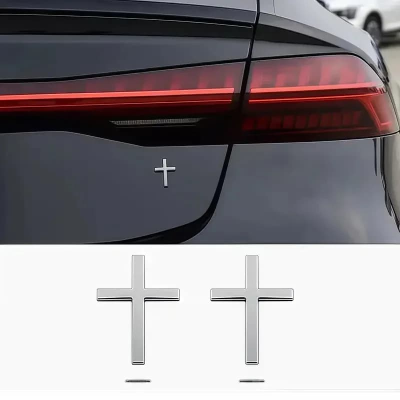 Christian Cross Sticker - View 7