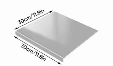 Stainless Steel Kitchen Cutting Board, 30 x 30 - View 1