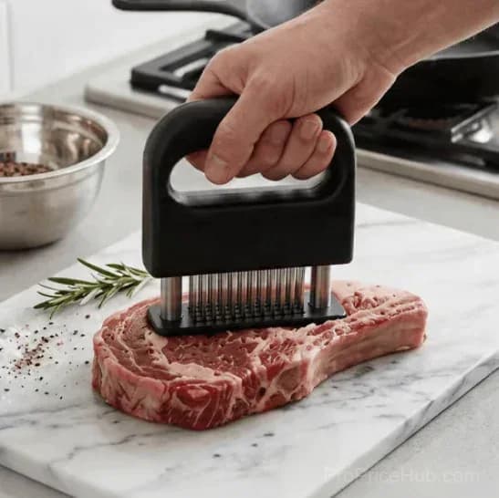 Professional Meat Tenderizer - Spring-Loaded Design - View 1