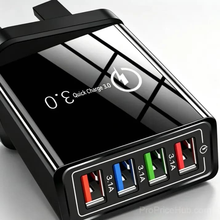 The Charger Big Tech Hates⚡4-Port Quick Charge 3.0 + AI Performance Boost - View 6