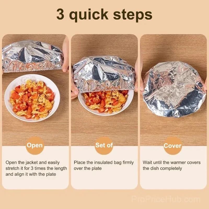 Insulated Foil Food Covers - View 5