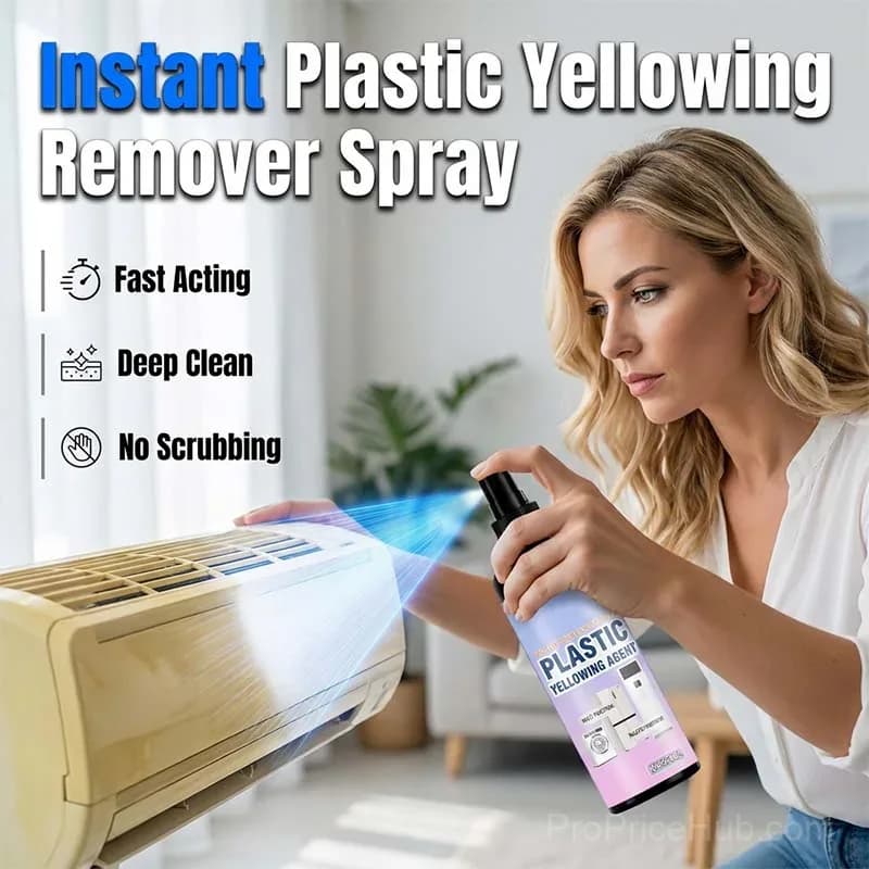Multi-Purpose Plastic Yellowing Remover Spray – Cleans and Restores - View 1