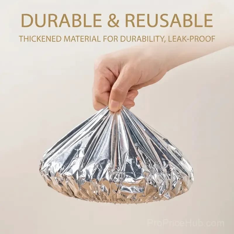 Aluminum Foil Heat-Retaining Kitchen Covers (50 Pack) - View 6