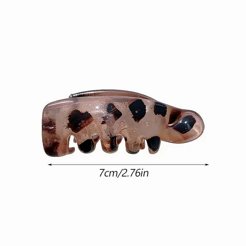 Non-Slip Banana Hair Clip, Crystal Gray - Main