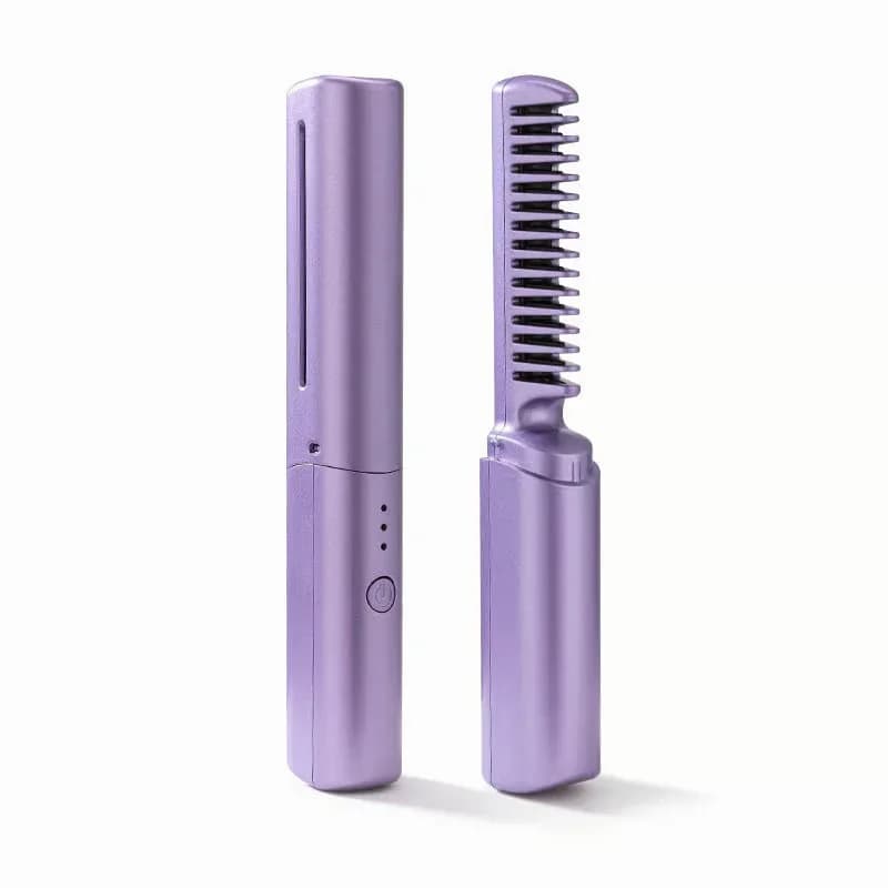 Purple Hairdressing Comb for Styling and Cutting - View 1