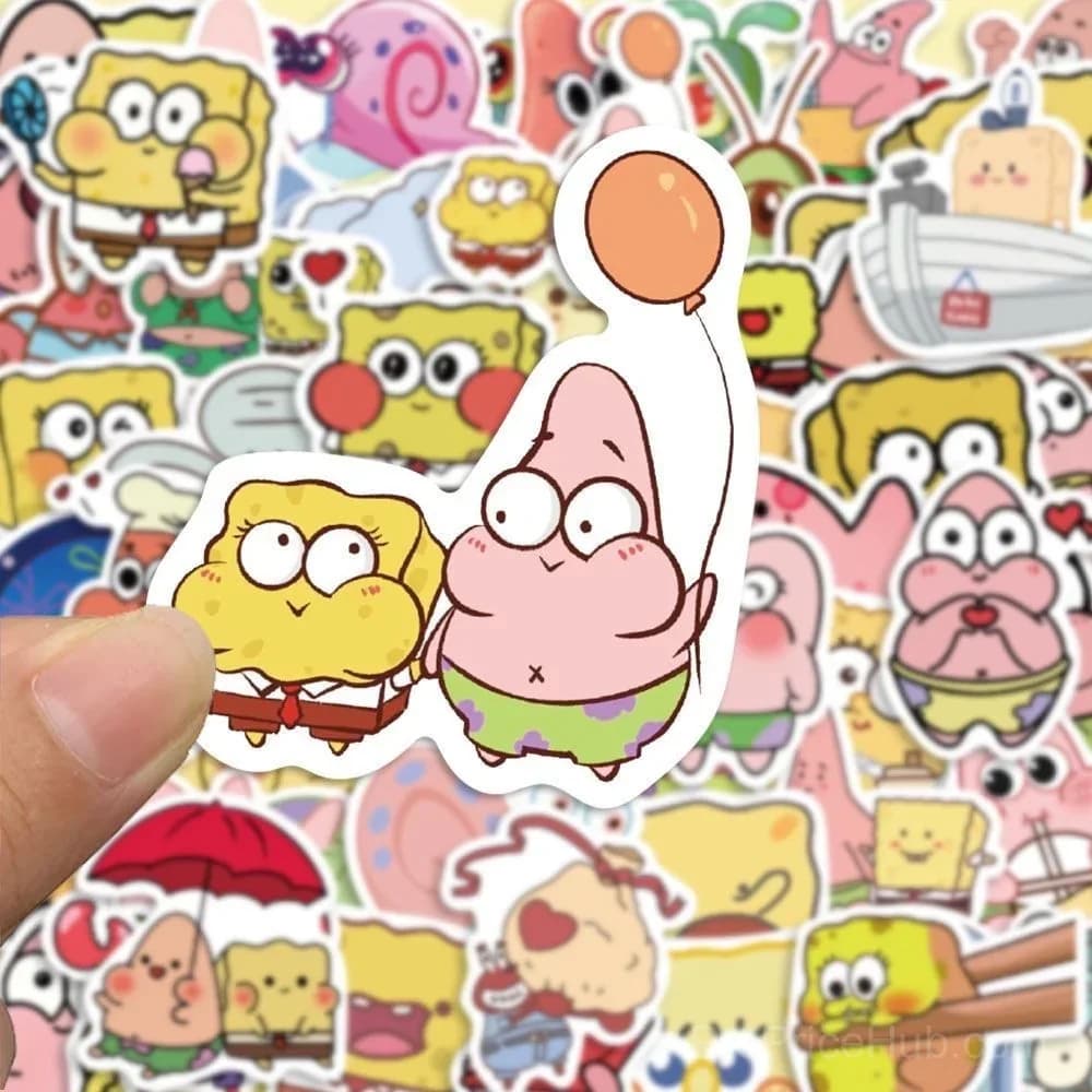 SpongeBob SquarePants Stickers - Cute DIY - View 5