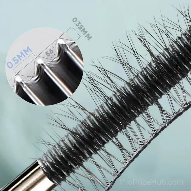 Waterproof Sweatproof Lengthening & Curling Mascara, Black - View 5