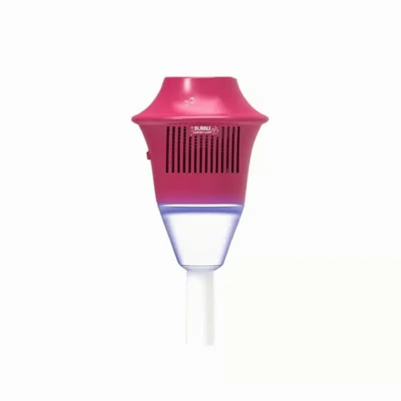Kids Electric Bubble Maker, Street Lamp Design, Red - View 1