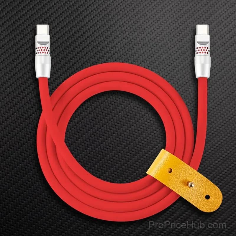 100W Fast Charging Cable with RGB Glow - View 14