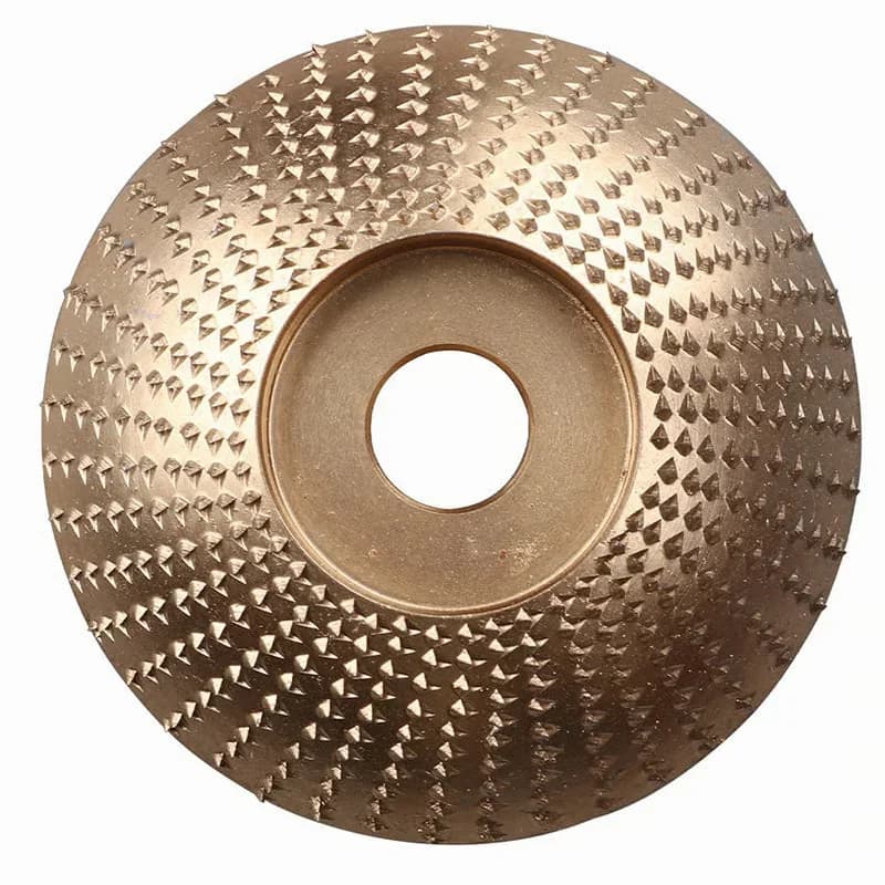 85mm Gold Bow Polishing Pad for Angle Grinder - View 1