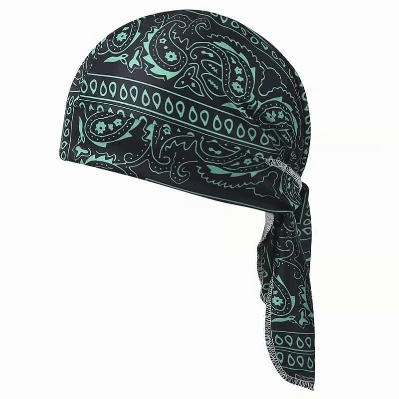 Elastic Cycling Sports Cap Hat - Navy Blue - View 5