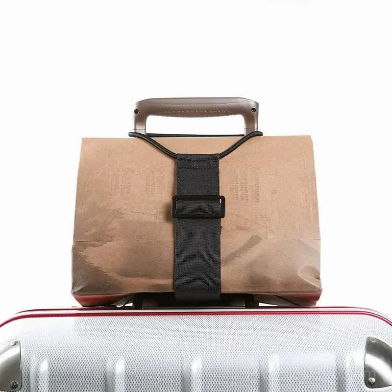 2-Pack Strong Adjustable Rainbow Luggage Connector Straps - View 4