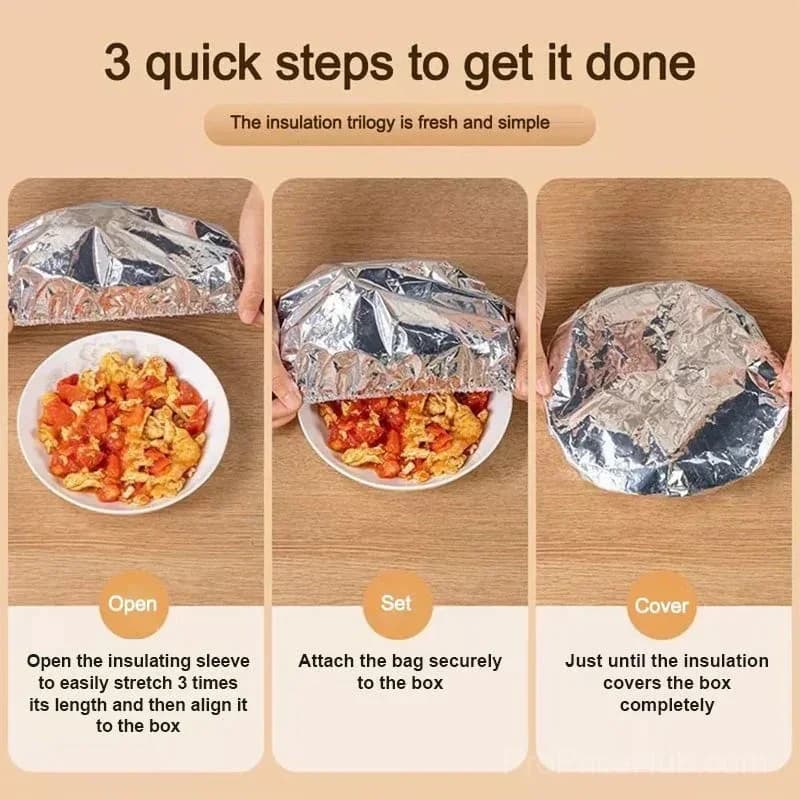 Reusable Aluminum Foil Food Covers - Kitchen - View 4