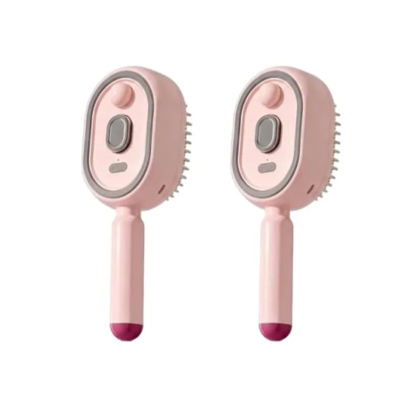 Electric Spray Air Cushion Massage Comb, White - View 5
