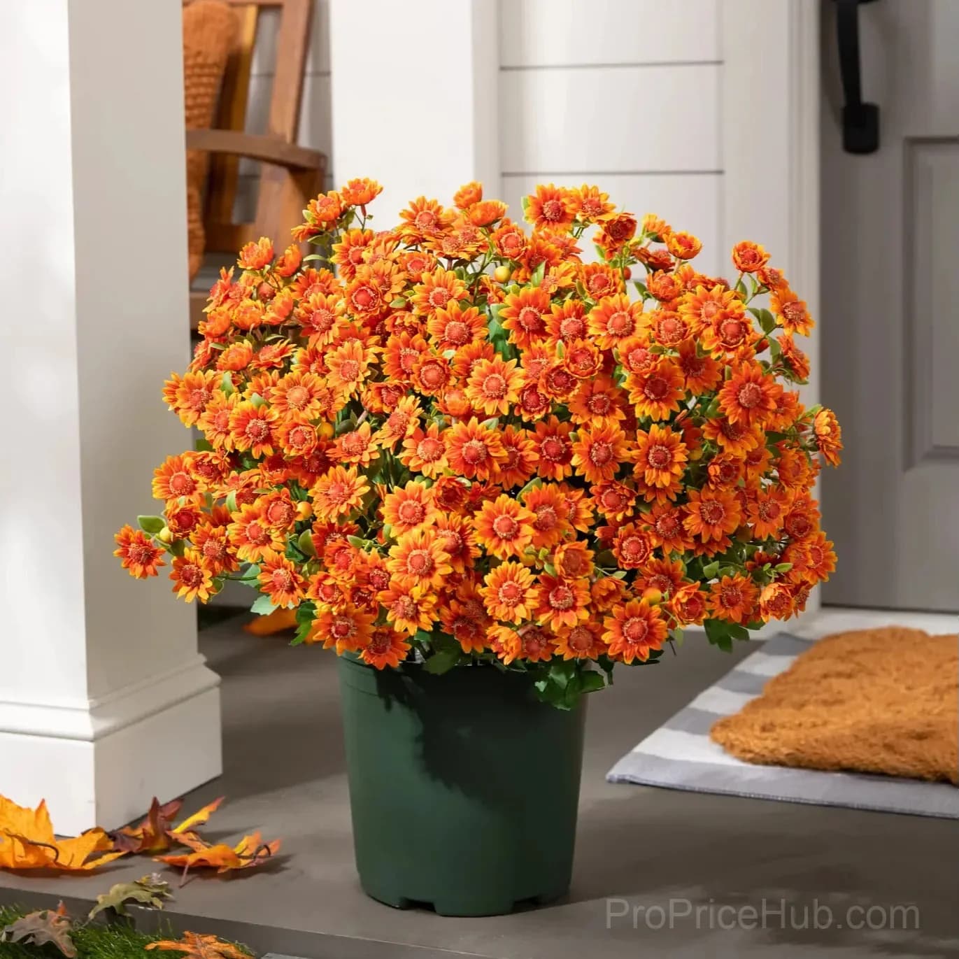 Artificial Outdoor Sunset Mums – UV-Resistant & Weatherproof - View 10