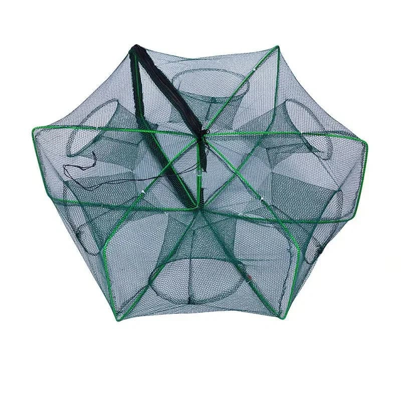 Auto-Foldable 6-Hole Fishing Trap Net, 72 x 28 cm - View 1