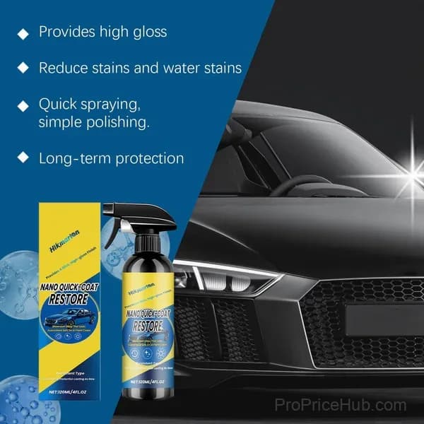 Automotive Nano Coating Repair Agent – Dust & Water Repellent, Gloss - View 2