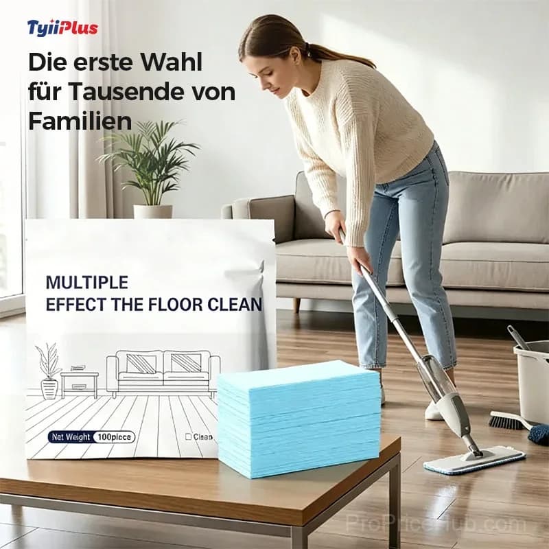 100-Pack Multi-Purpose Floor Cleaning Tablets - Concentrated Cleaner for Hardwood, Tile, Laminate - View 3