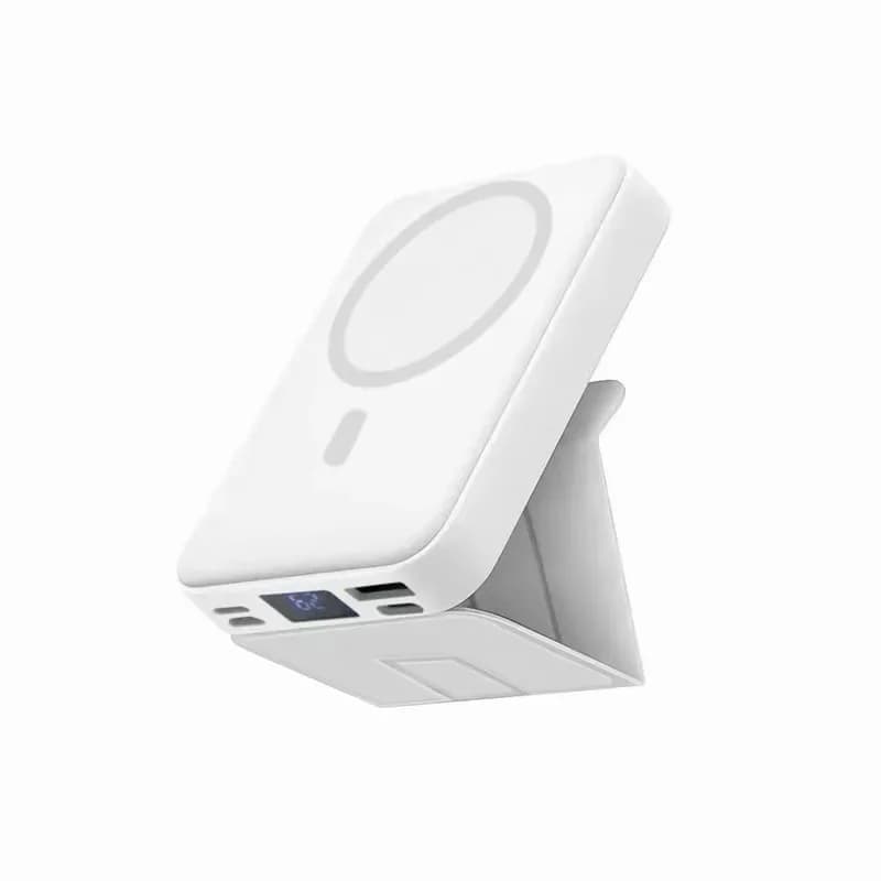Black Wireless Magnetic Portable Power Bank - View 3