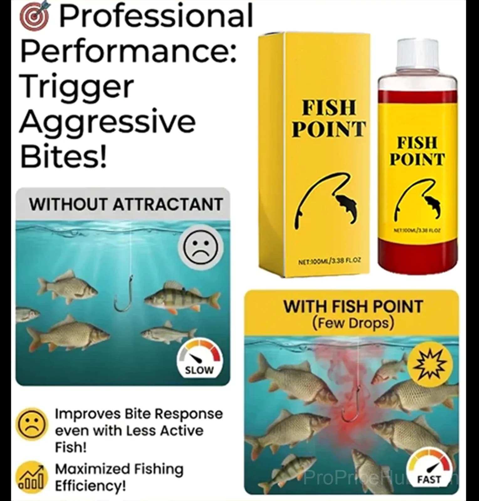 Concentrated Fish Attractant Liquid - Fast Acting Red Worm Formula - View 5