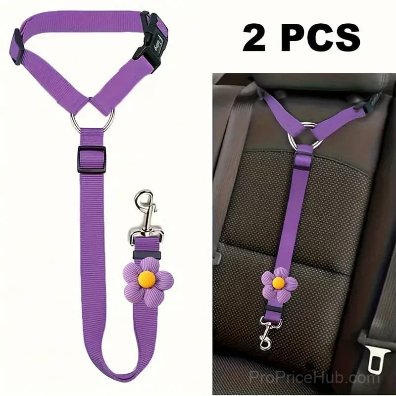 2-in-1 Dog Car Seat Belt & Walking Leash - View 13