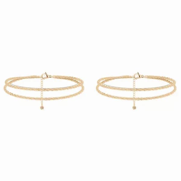 Minimalist Layered Shiny Anklet for Women - View 12