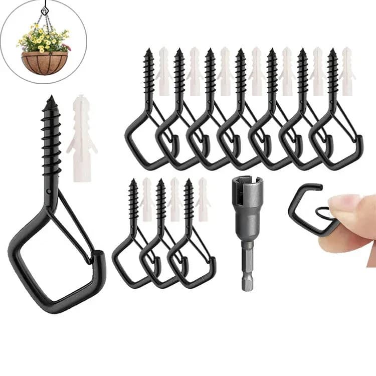 Square Snap Hanging Hooks - View 1