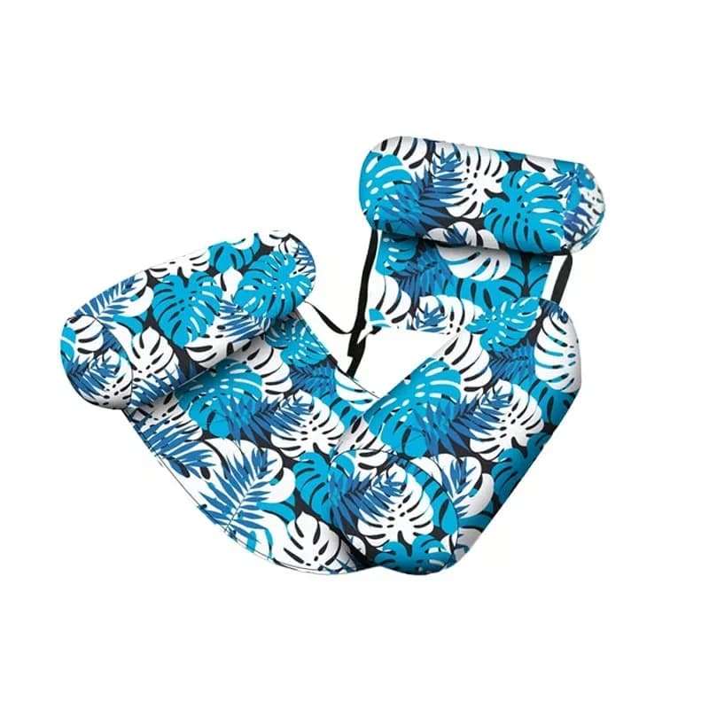 Inflatable Pool Lounge Chair, Green - Alt