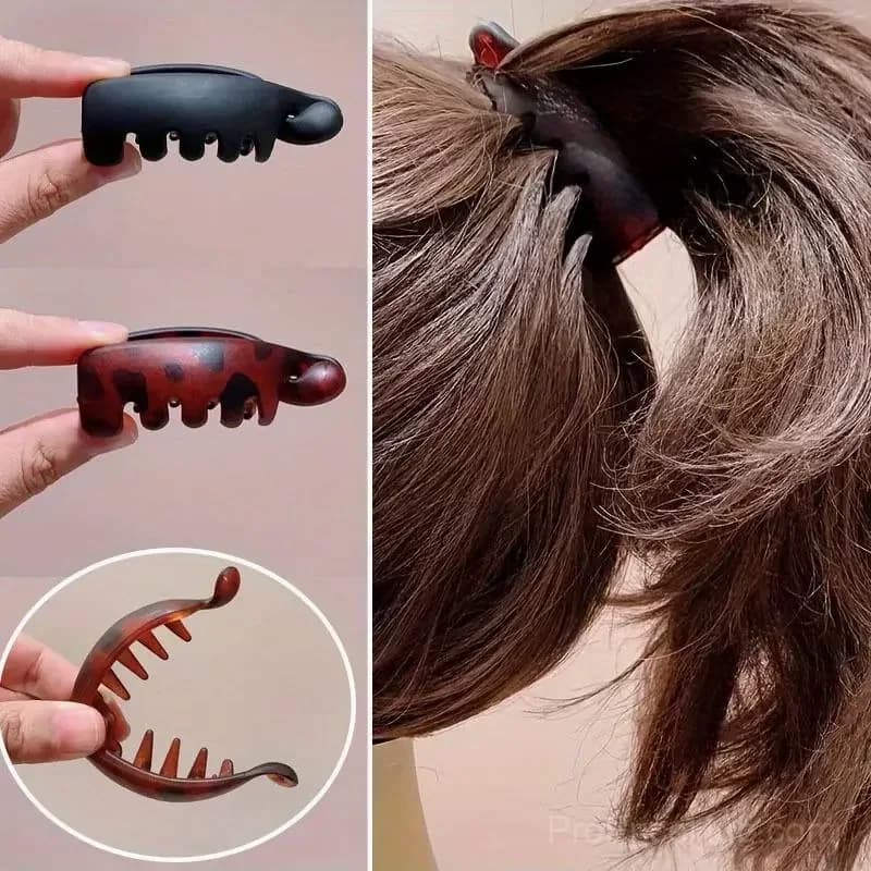 4-Pack Mini Non-Slip Banana Hair Clips for Thin/Fine Hair - View 3