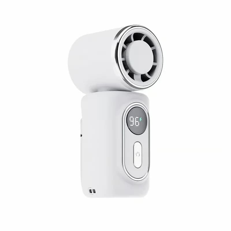 Mini Portable Handheld Clip-On Fan, Black - View 2