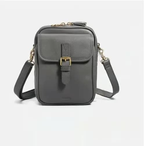 Brown Leather Crossbody Bag - View 18