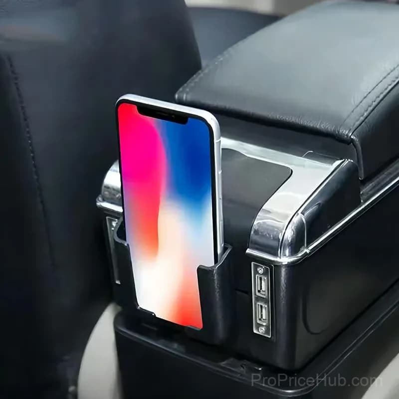 Black Sticky Car Cell Phone Holder Set, 4-Piece - View 3