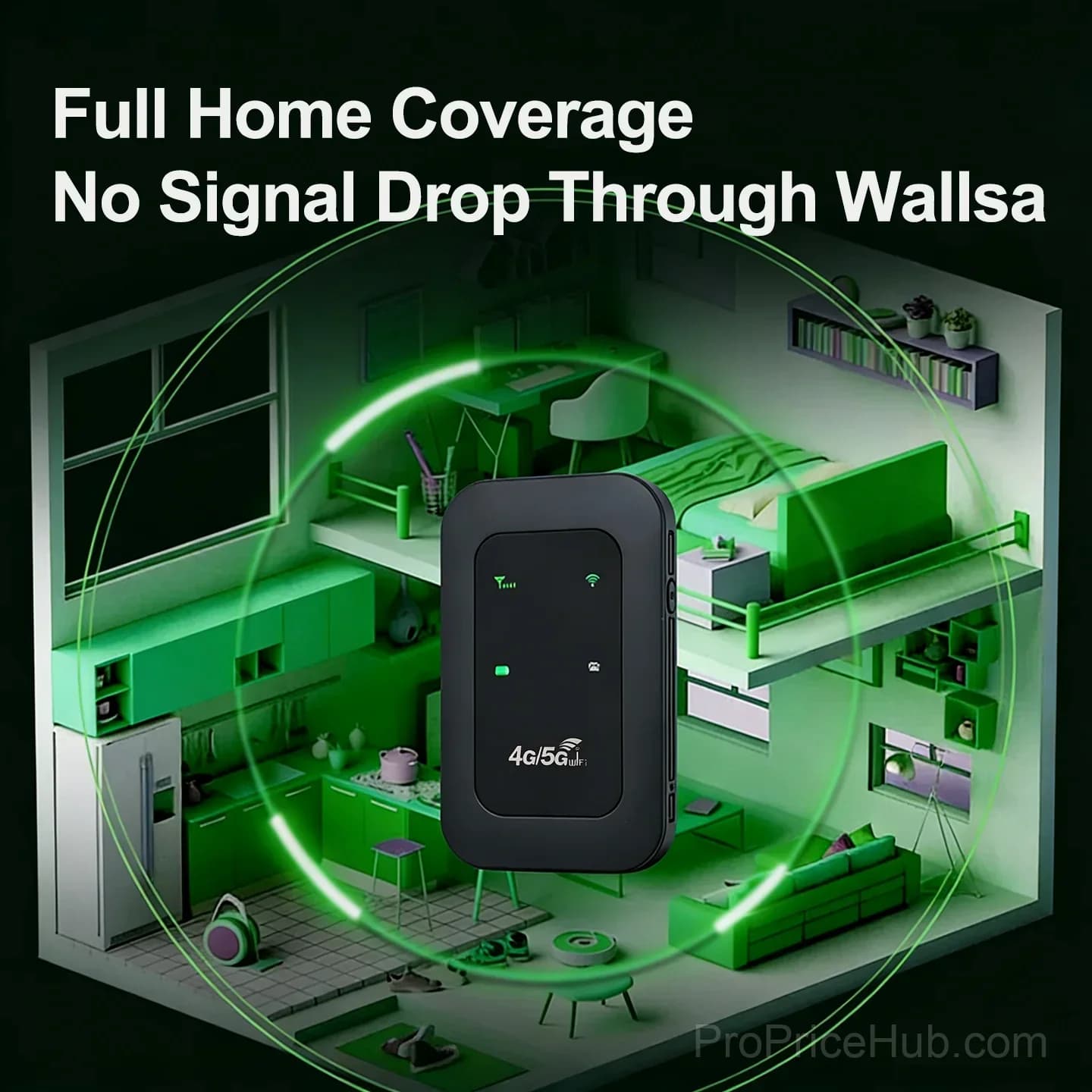 Portable All-Network Pocket WiFi - No Setup, Instant Connect - View 1