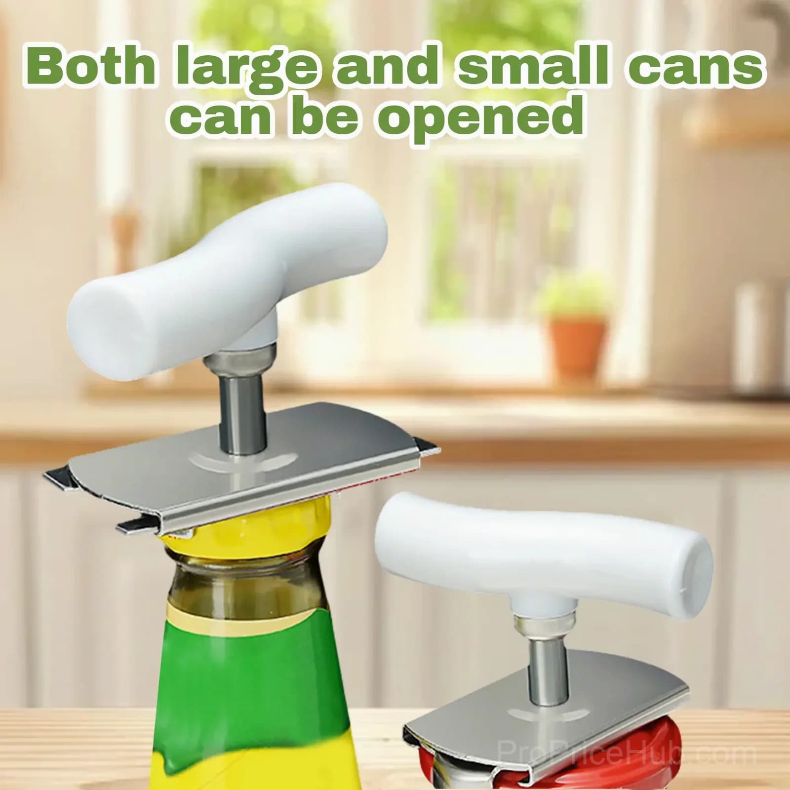 Stainless Steel Jar Opener for Mason Jars & Pasta Sauce Cans - View 3