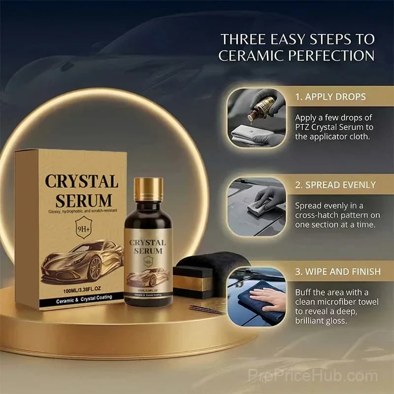 Ceramic Car Coating Kit – 9H+ Hardness, Deep Gloss & Hydrophobic, 5-Pack - View 6