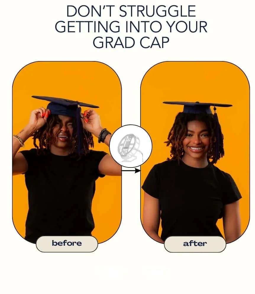 Graduation Cap Headband Hair Accessory - View 4