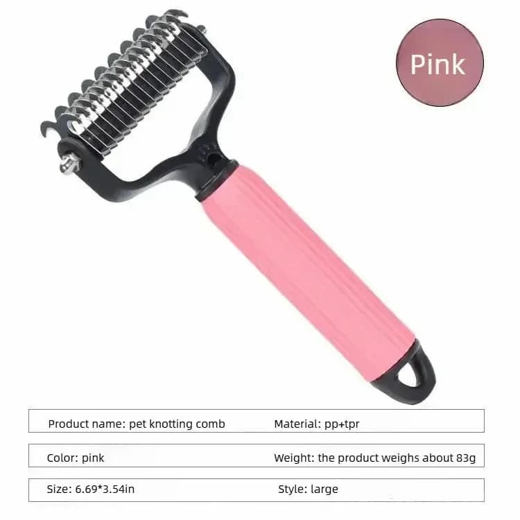 Universal Dog Detangling Comb - Grooming Tool - View 7