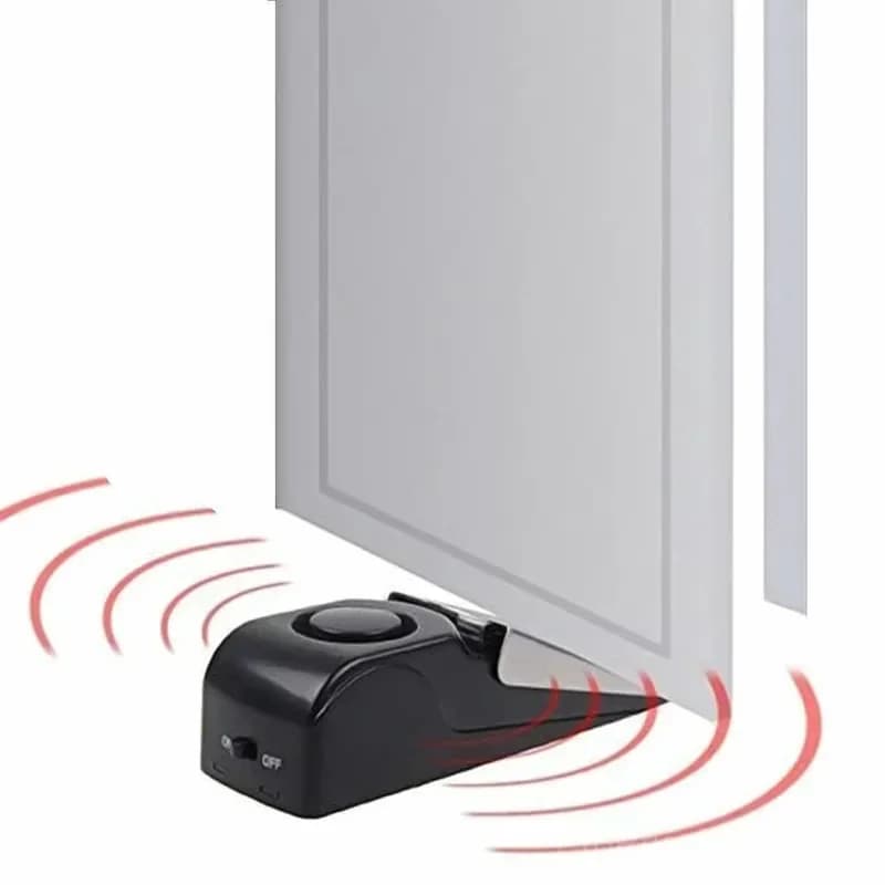 Doorstop Alarm with 120dB Siren - Home Security Wedge - View 2