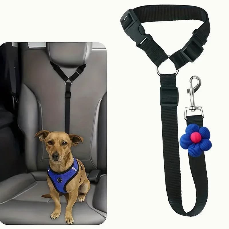 2-in-1 Dog Seatbelt and Leash - View 1