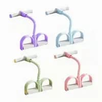 Multifunction Elastic Yoga Resistance Band, Pink - View 8