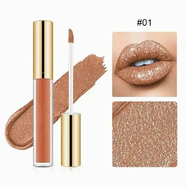 Metallic Liquid Diamond Glitter Lipstick #01 - View 1